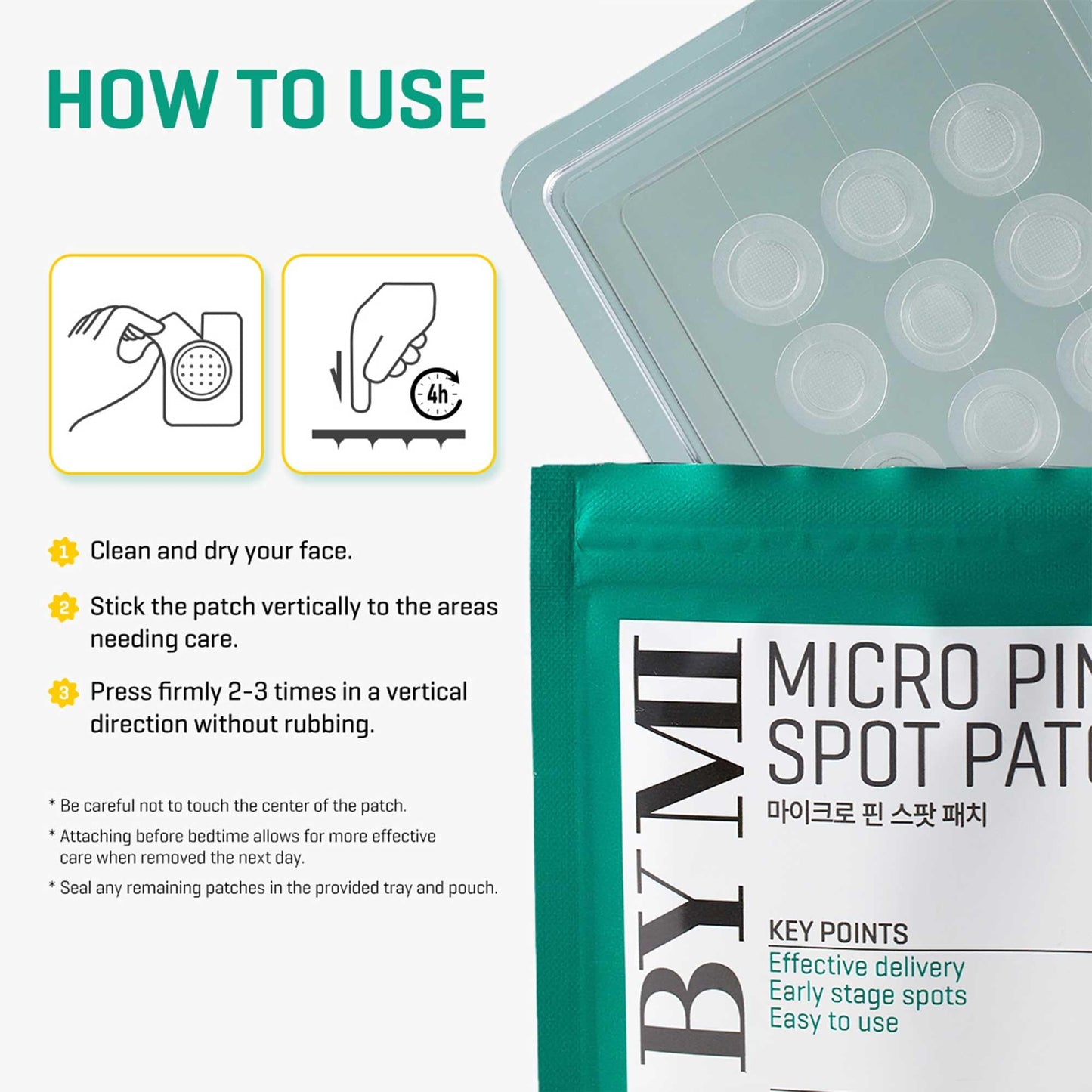 SOME BY MI 30 Days Miracle Clear Spot Patch - Pack of 5, 90 Counts, 2 Size(10mm 45Counts, 12mm 45Counts) - Invisible Hydrocolloid Skin Trouble and Pimple Patch with No Irritation - Korean Skin Care