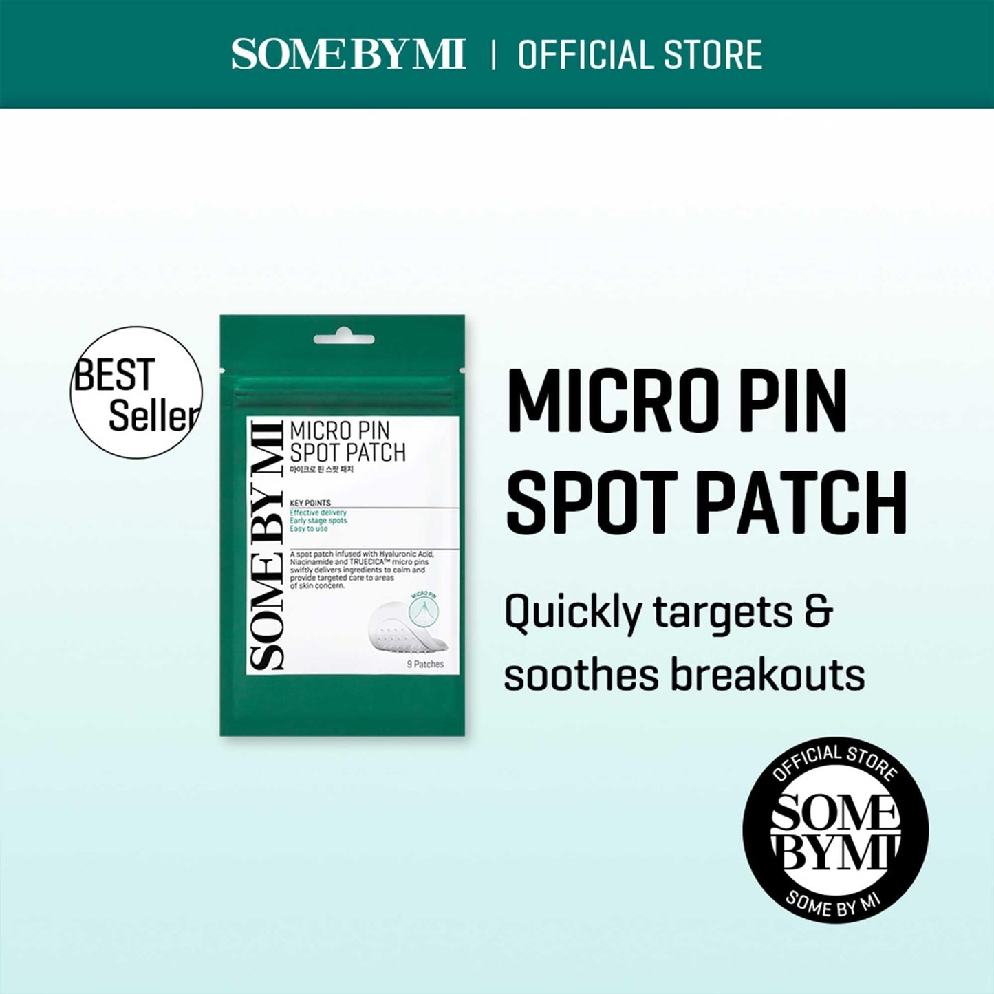 SOME BY MI 30 Days Miracle Clear Spot Patch - Pack of 5, 90 Counts, 2 Size(10mm 45Counts, 12mm 45Counts) - Invisible Hydrocolloid Skin Trouble and Pimple Patch with No Irritation - Korean Skin Care