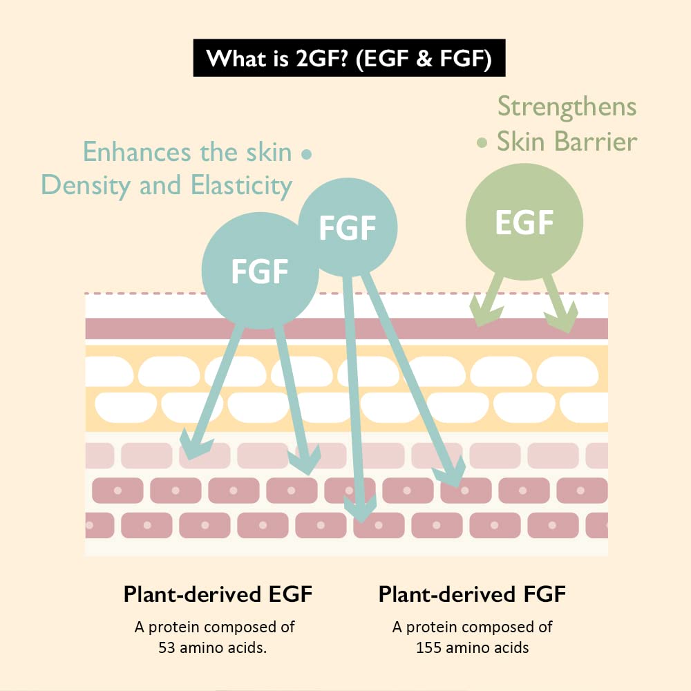 Haruharu Wonder Black Rice Botanical 2GF Ampoule 1 fl.oz / 30ml | Facial Serum, EGF Serum, Anti-Aging Serum, Wrinkle Care | Cruelty Free, EWG-Green