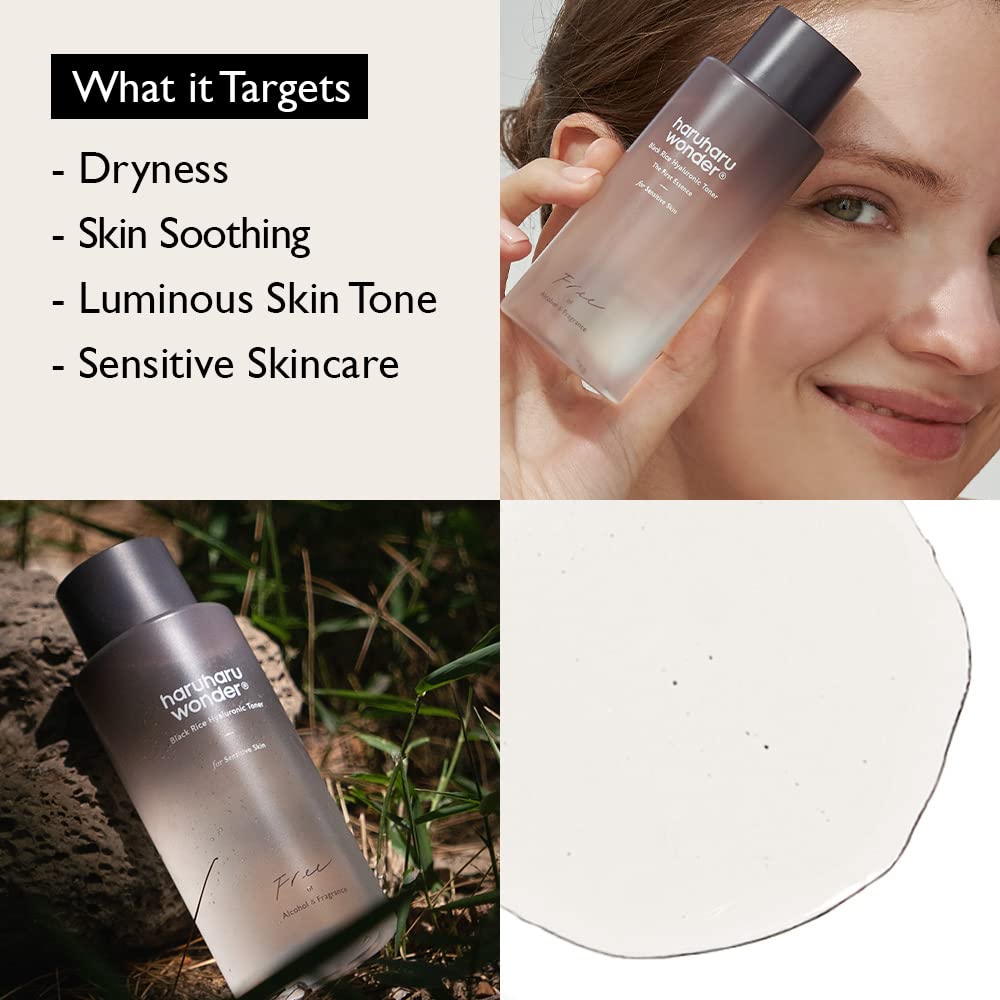 Haruharu Wonder Black Rice Hyaluronic Toner (Fragrance Free)